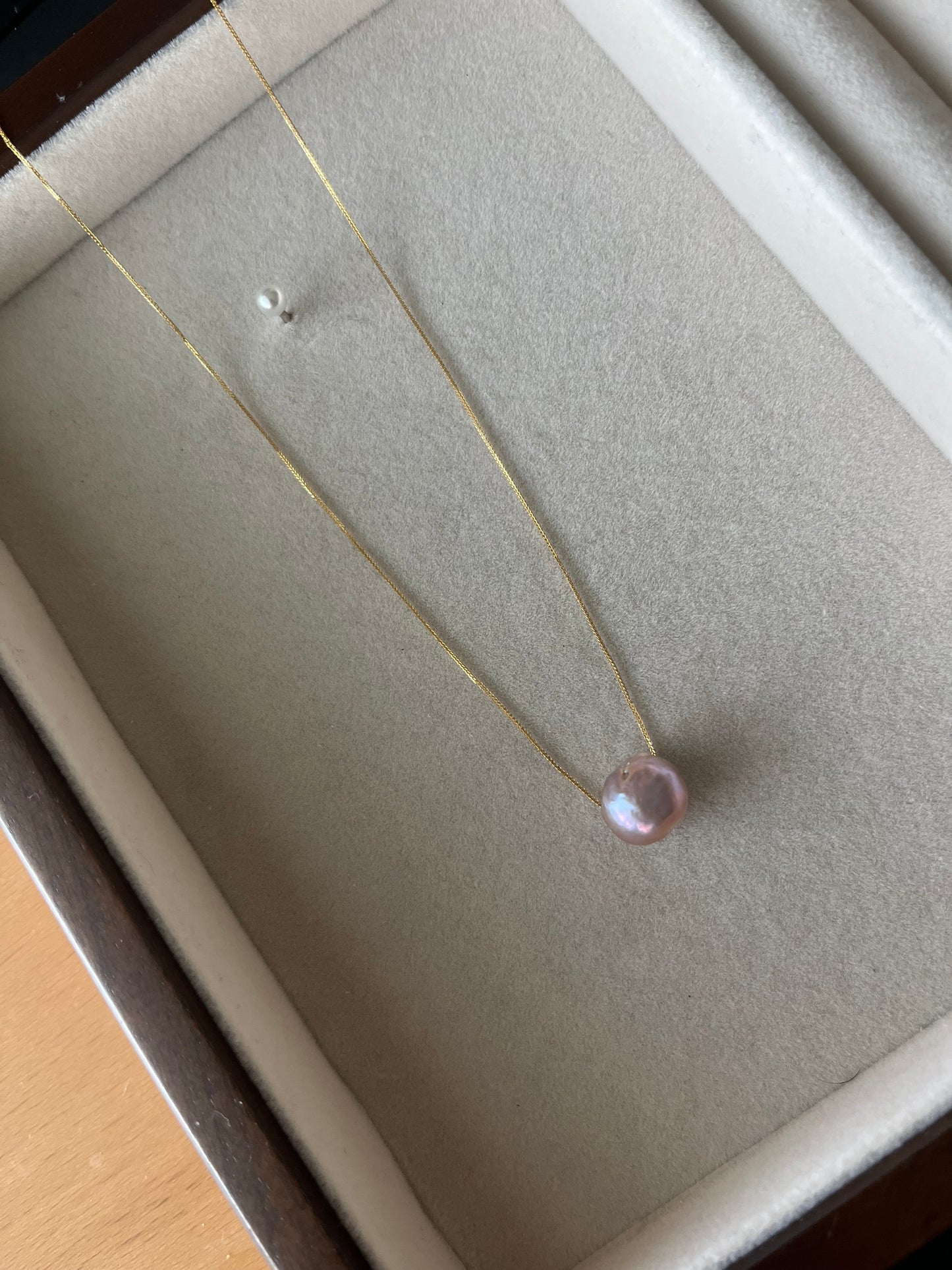 18K Mizumi Classic Necklace with Certified Biwa Pearls