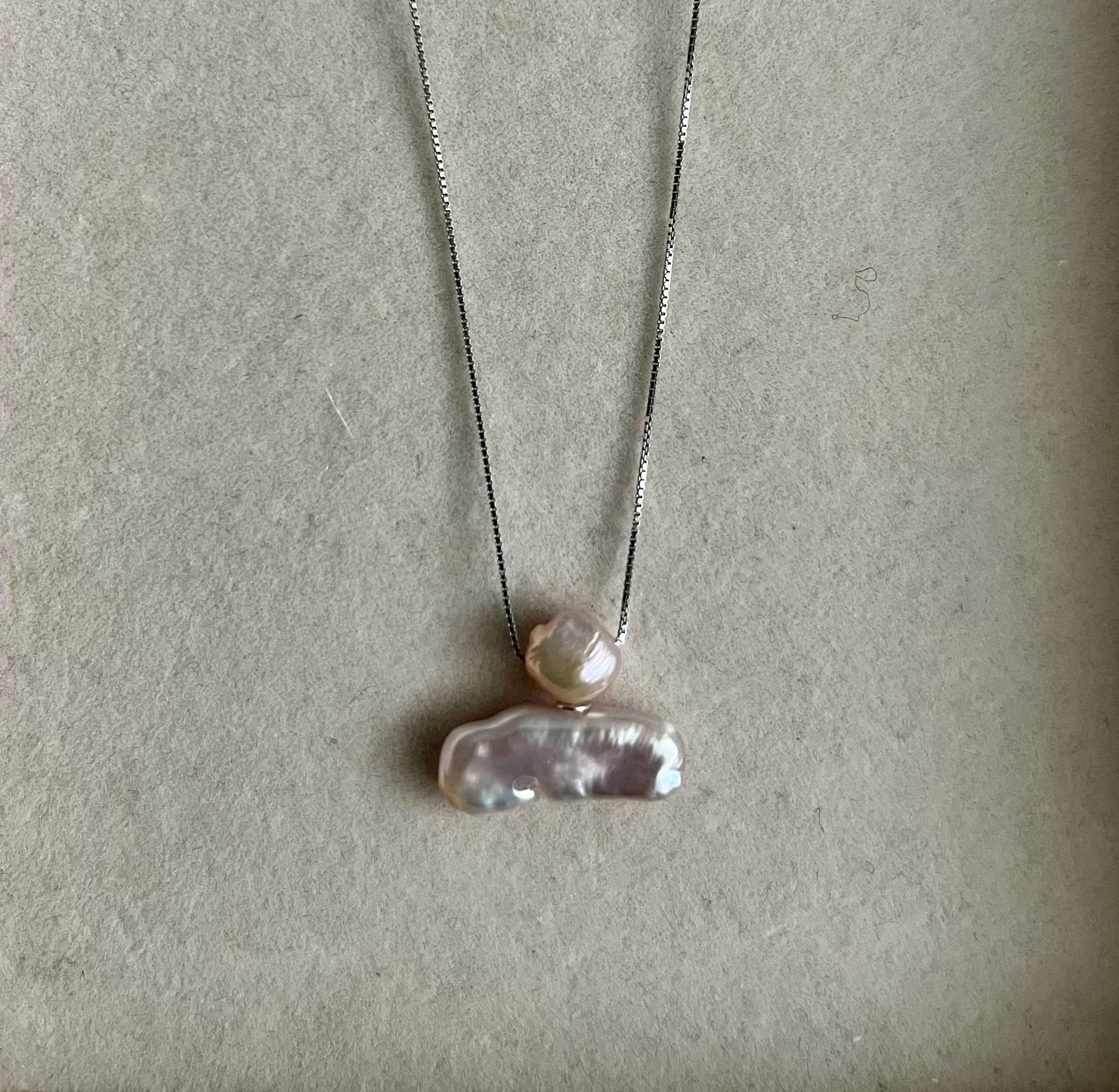 Mizumi Zen Necklace with Certified Biwa Pearls